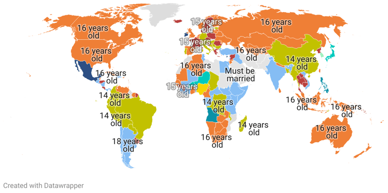 Age of Consent by Country