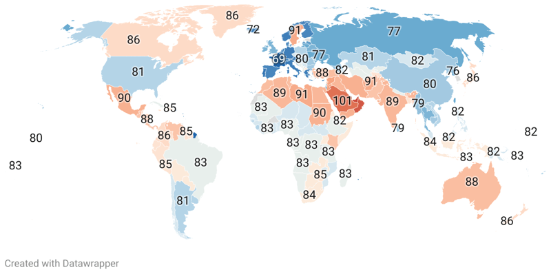 Autism Rates By Country