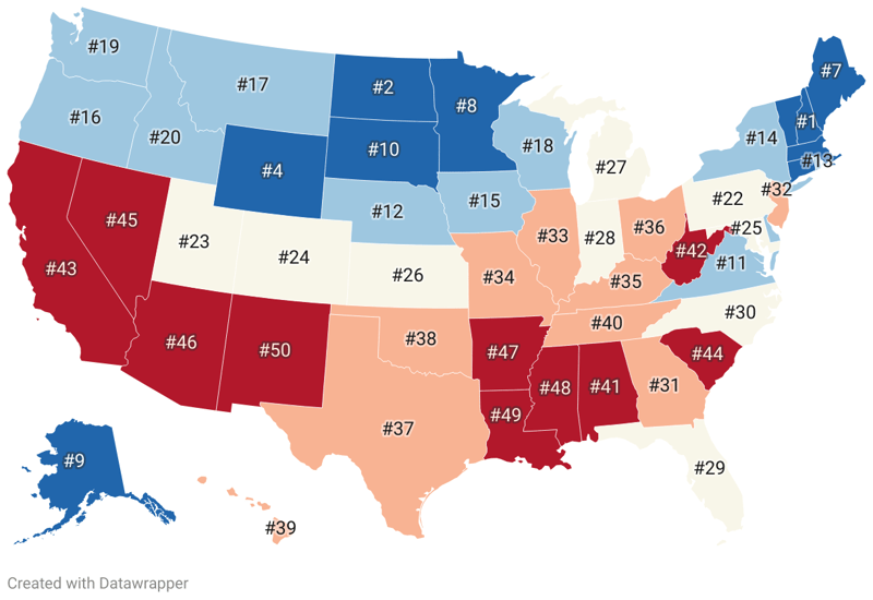 Best States To Live In