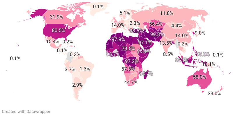 Circumcision By Country