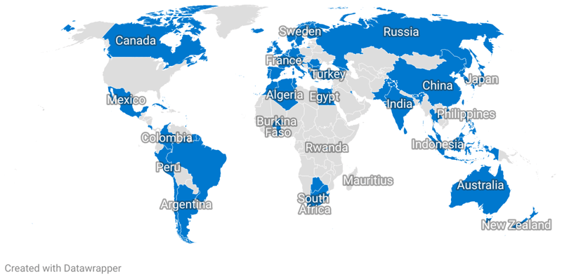 Countries with Universal Healthcare