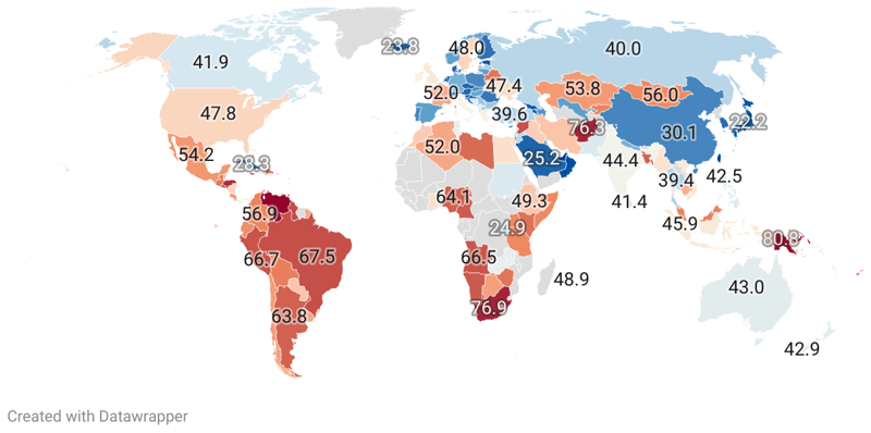 Crime Rate by Country