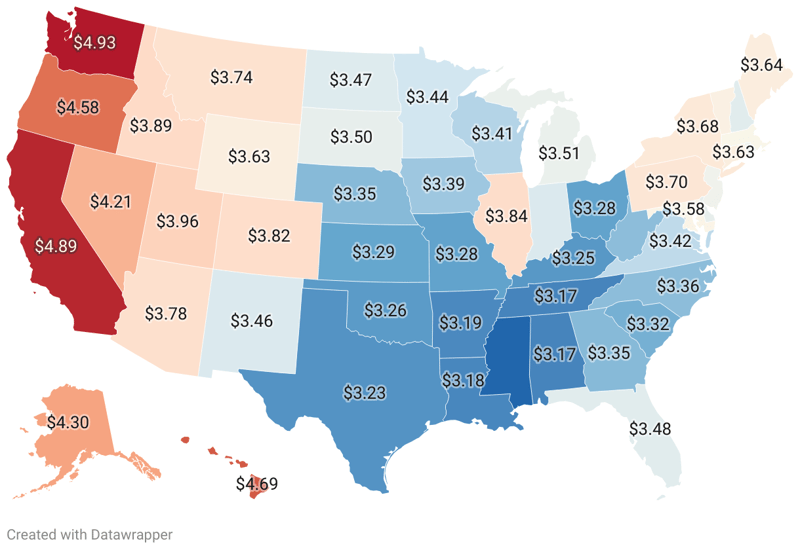 Gas Price By State