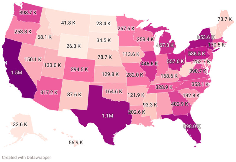 Gay Population By State