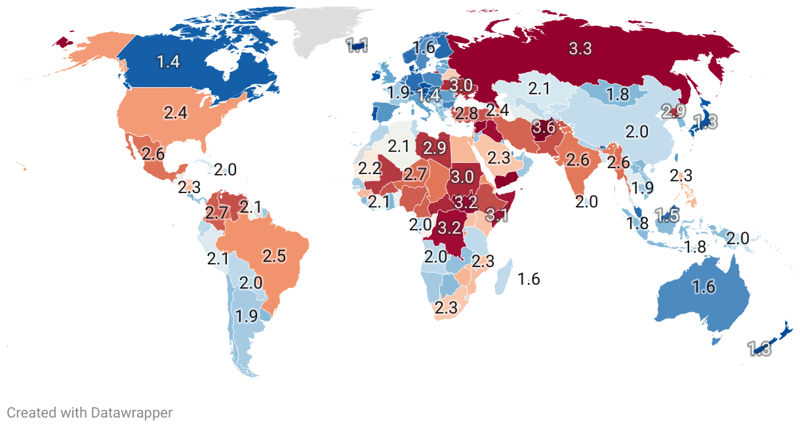 Most Dangerous Countries