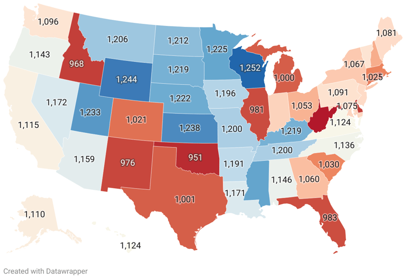 SAT Scores By State