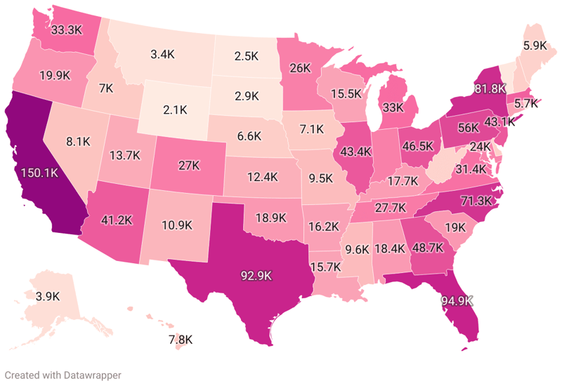 Transgender Population By State