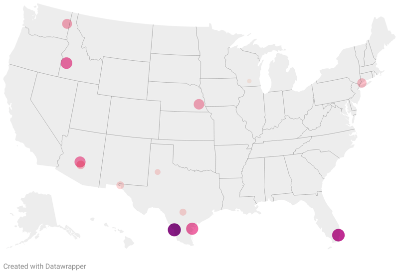 Whitest Cities in America